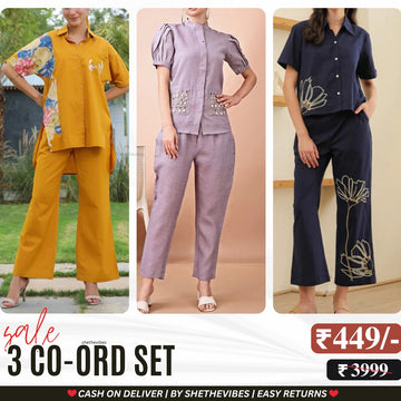 3-Piece Women’s Co-Ord Set | Complete Your Look with Our Trendy Set | WC-10