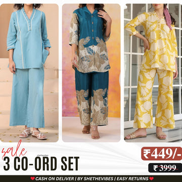 3-Piece Women’s Co-Ord Set | Complete Your Look with Our Trendy Set | WC-02