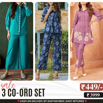3-Piece Women’s Co-Ord Set | Complete Your Look with Our Trendy Set | WC-05