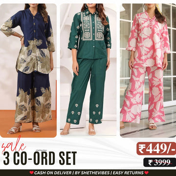 3-Piece Women’s Co-Ord Set | Complete Your Look with Our Trendy Set | WC-09