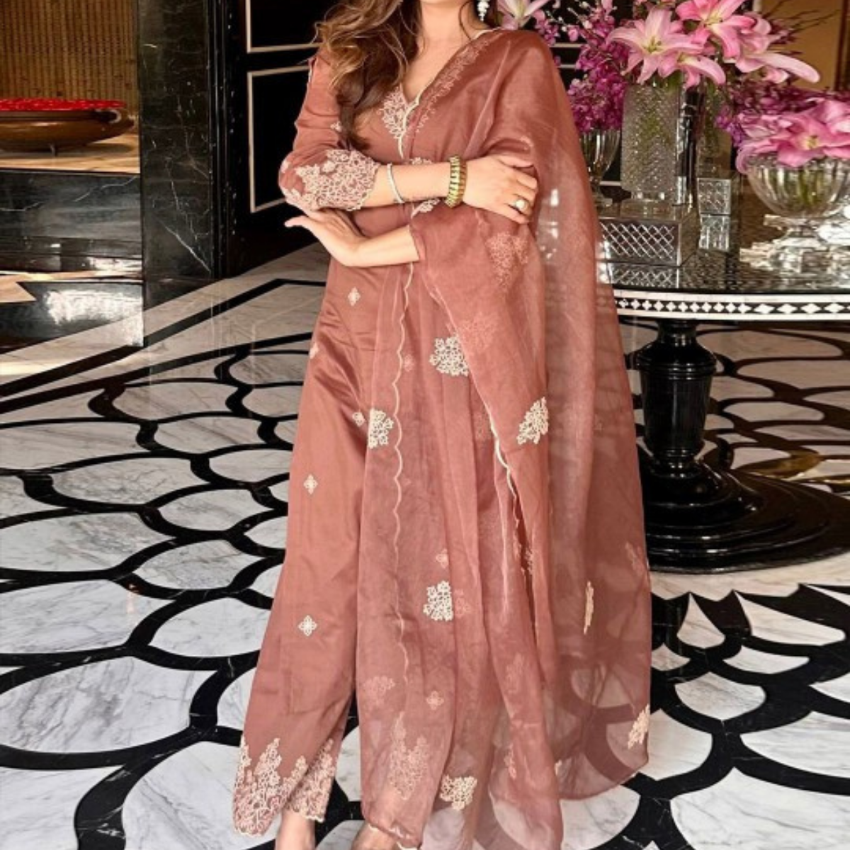 Pack of 3 | Elegant Silk Suit Set for Women | Festive & Party Wear |  SS-05