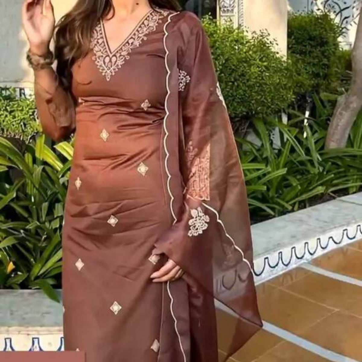 Pack of 3 | Elegant Silk Suit Set for Women | Festive & Party Wear |  SS-05