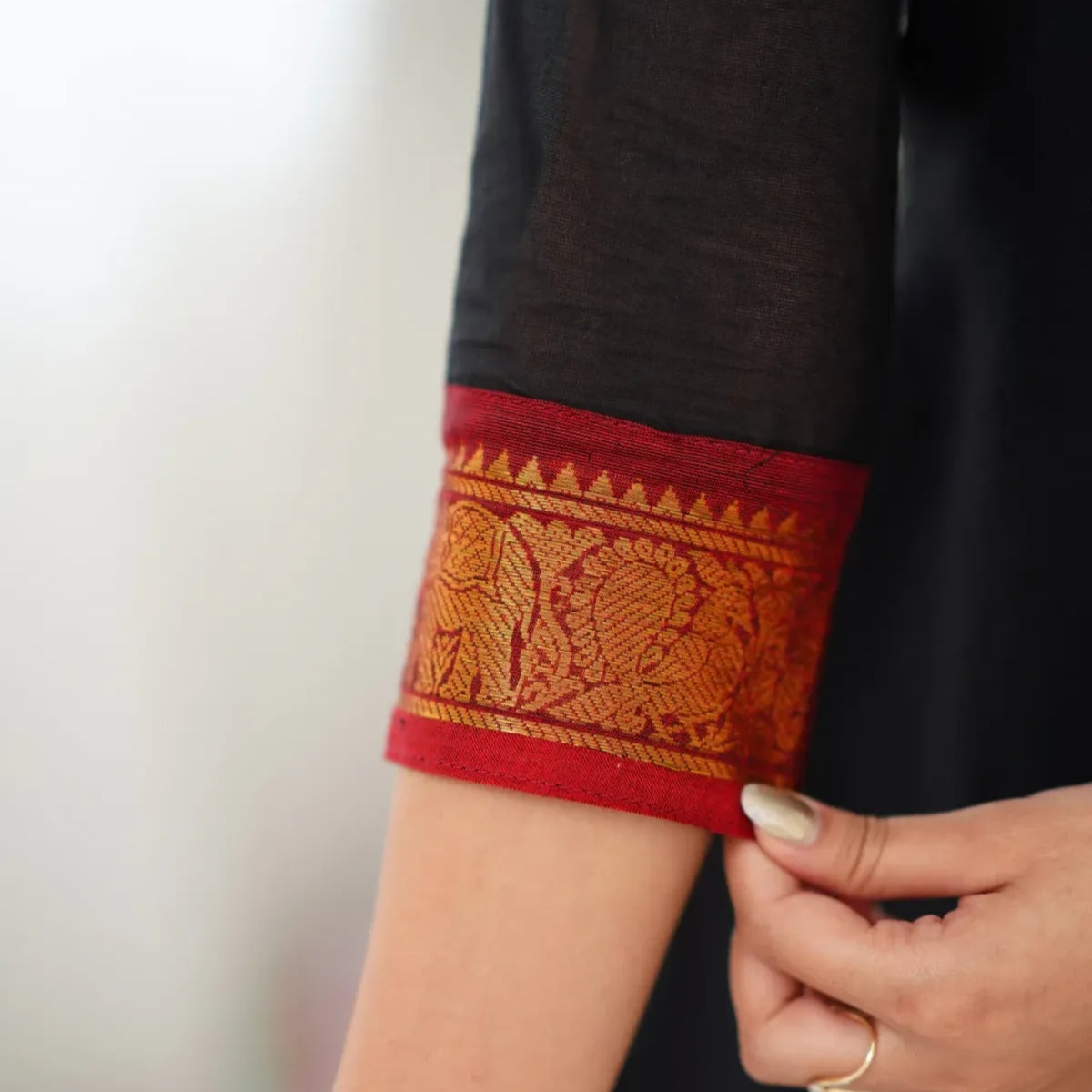 Vibrant Pack of 3 Silk Blend Suit Sets with Dupatta – Maroon, Yellow & Black | Sizes XS–3XL |  SS-07