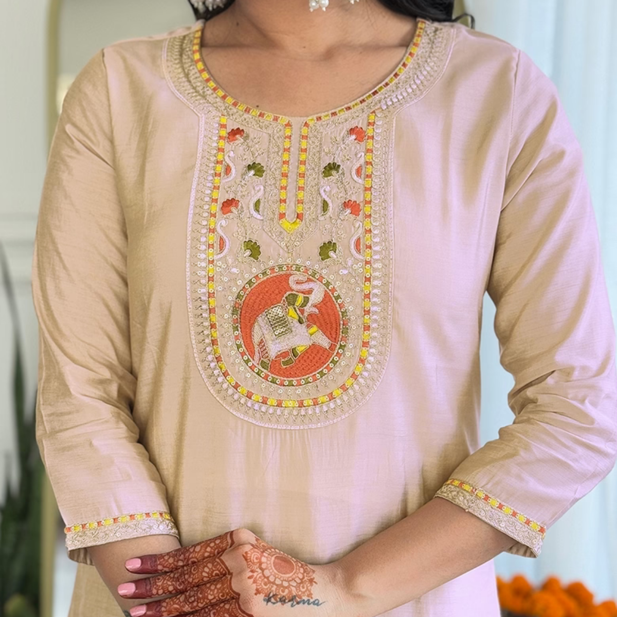 Pack of 3 | Elegant Silk Suit Set for Women | Festive & Party Wear |  SS-06