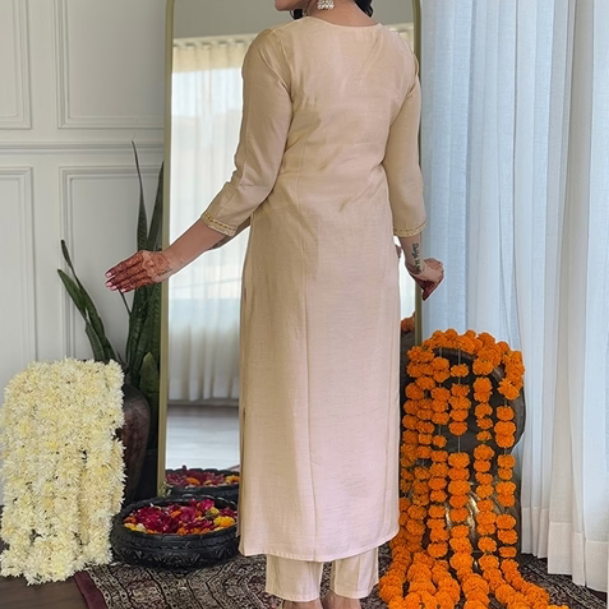 Pack of 3 | Elegant Silk Suit Set for Women | Festive & Party Wear |  SS-06