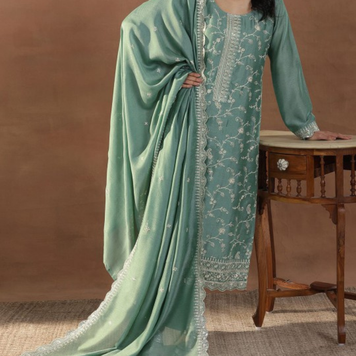 Pack of 3 | Elegant Silk Suit Set for Women | Festive & Party Wear |  SS-01