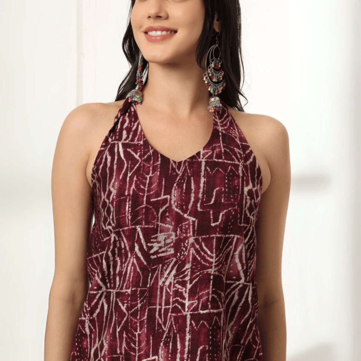 Pack of 3 | Stylish Halter Neck Kurtis for Women | Cotton Kurta Set | SKU: HSK-04