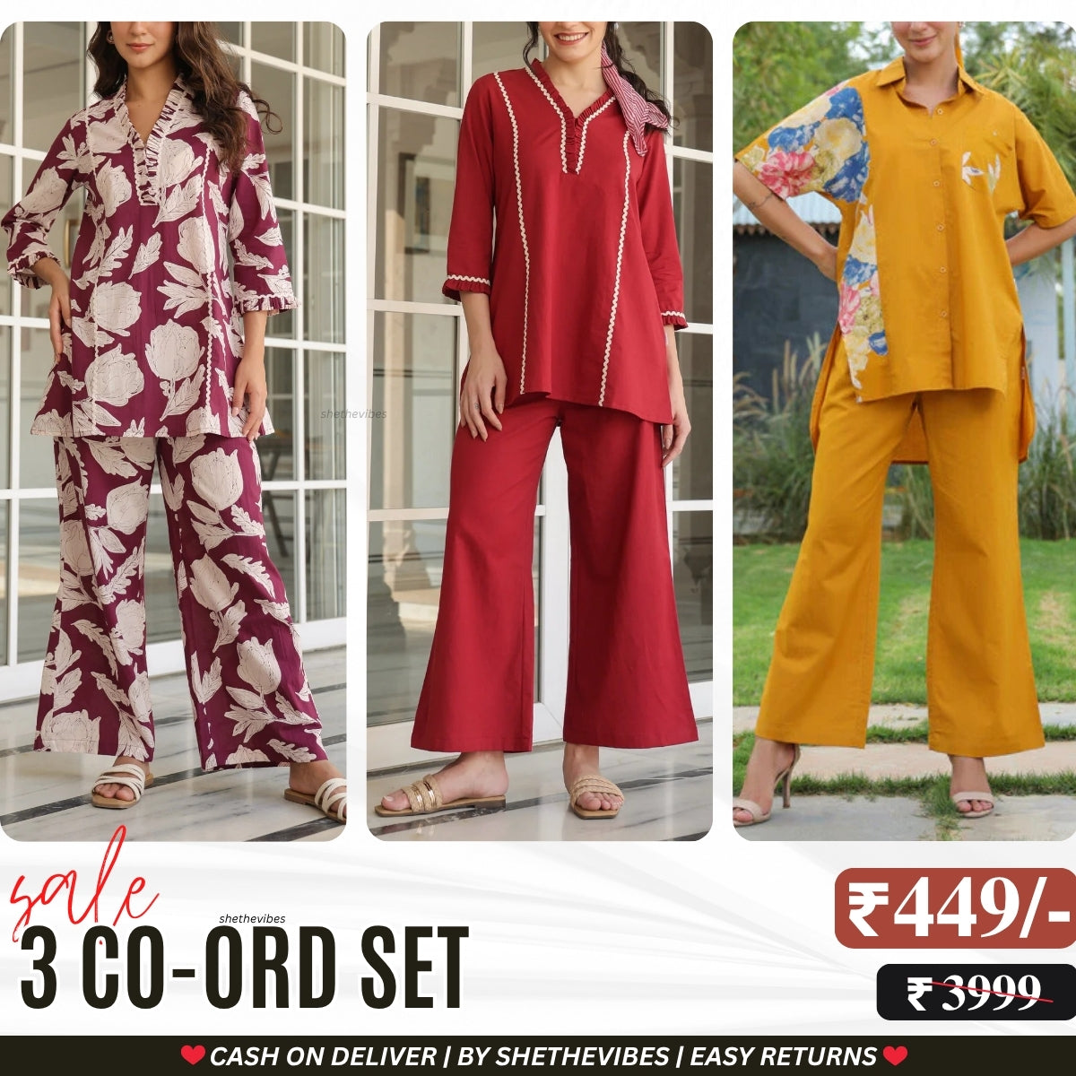 3-Piece Women’s Co-Ord Set | Complete Your Look with Our Trendy Set | WC-03