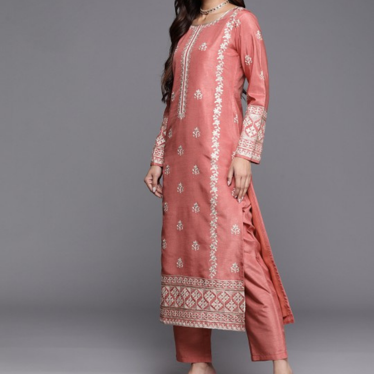 Pack of 3 | Elegant Silk Suit Set for Women | Festive & Party Wear |  SS-01