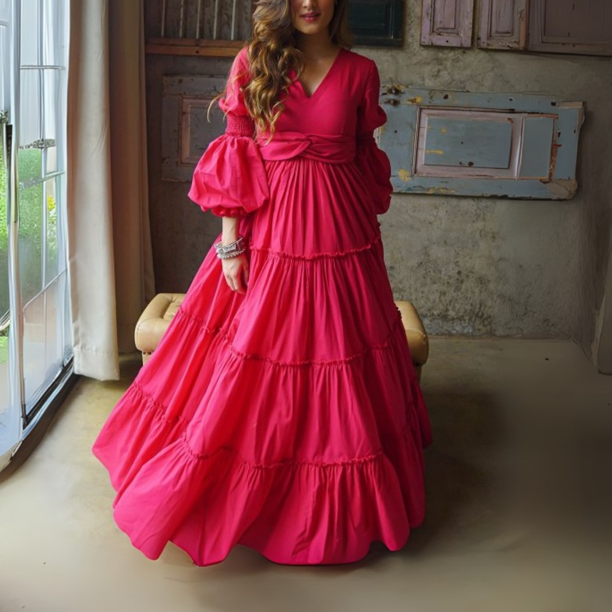Women’s 3 Combo Maxi Dress Collection – Soft Wear Comfort & Style | MD-08
