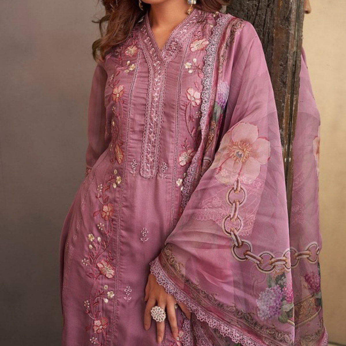 Pack of 3 | Elegant Silk Suit Set for Women | Festive & Party Wear |  SS-01