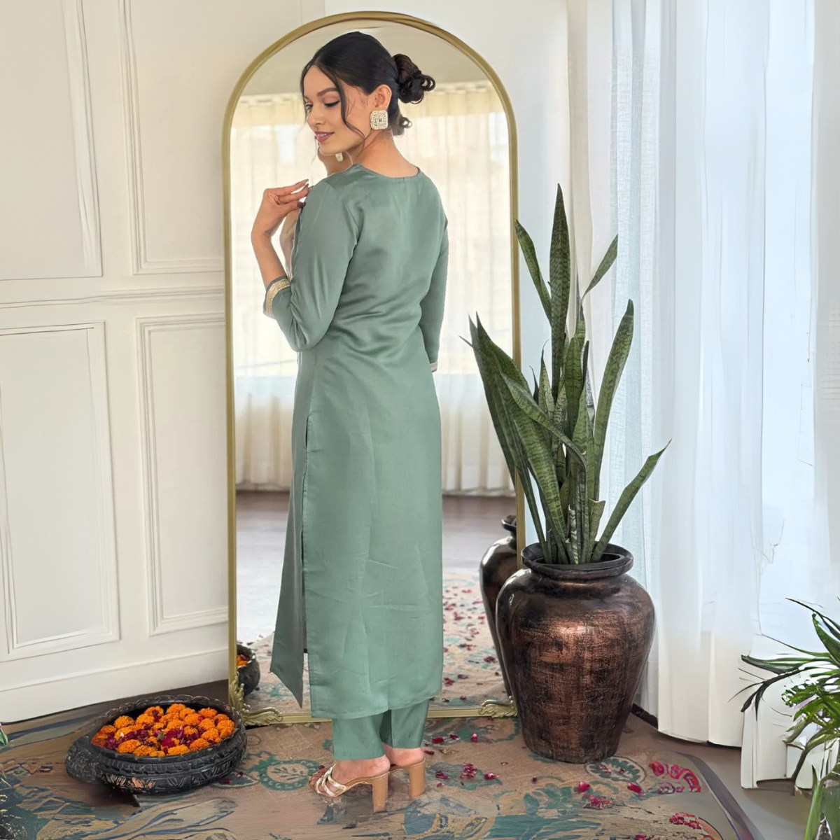 Elegant 3-Piece Women Kurti Set with Dupatta Combo Pack – Stylish, Comfortable & Versatile Ethnic Wear | KS-04