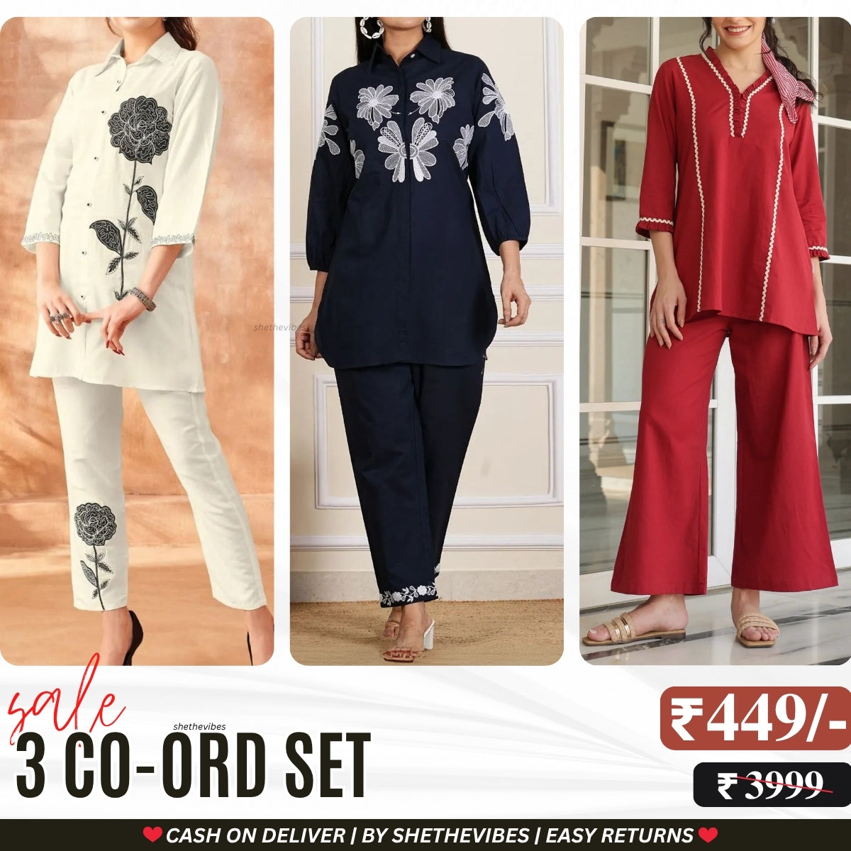 3-Piece Women’s Co-Ord Set | Complete Your Look with Our Trendy Set | WC-06