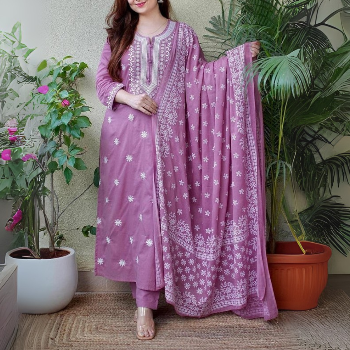 Elegant 3-Piece Women Kurti Set with Dupatta Combo Pack – Stylish, Comfortable & Versatile Ethnic Wear | KS-07