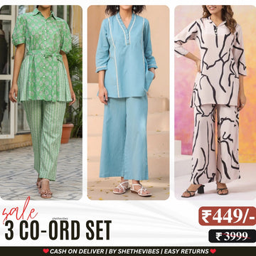 3-Piece Women’s Co-Ord Set | Complete Your Look with Our Trendy Set | WC-07