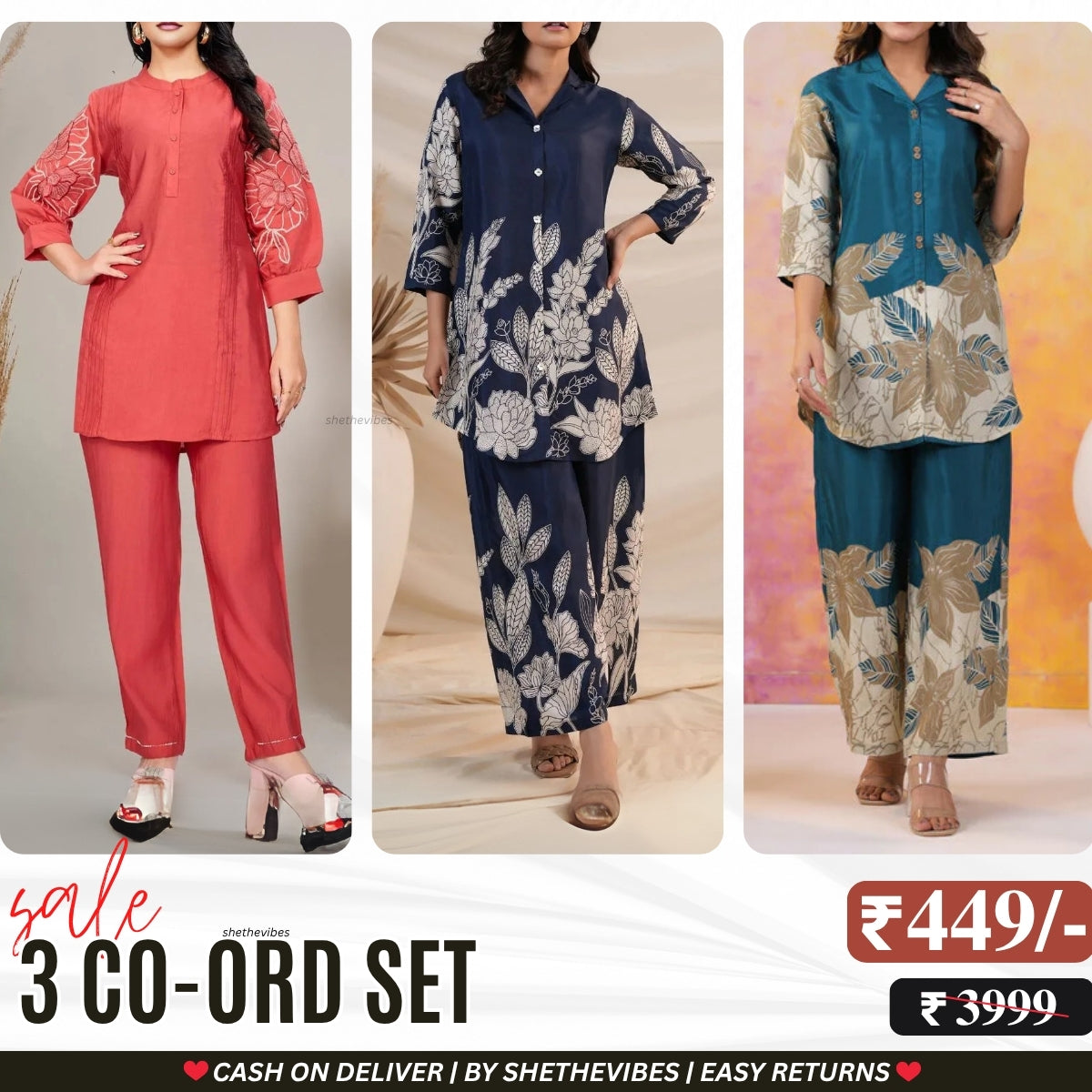 3-Piece Women’s Co-Ord Set | Complete Your Look with Our Trendy Set | WC-08