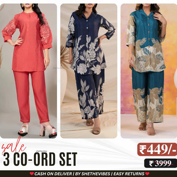 3-Piece Women’s Co-Ord Set | Complete Your Look with Our Trendy Set | WC-08